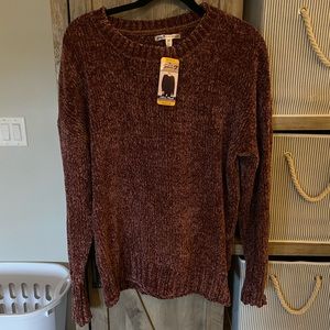 NWT Chunky Chenille Fall Sweater